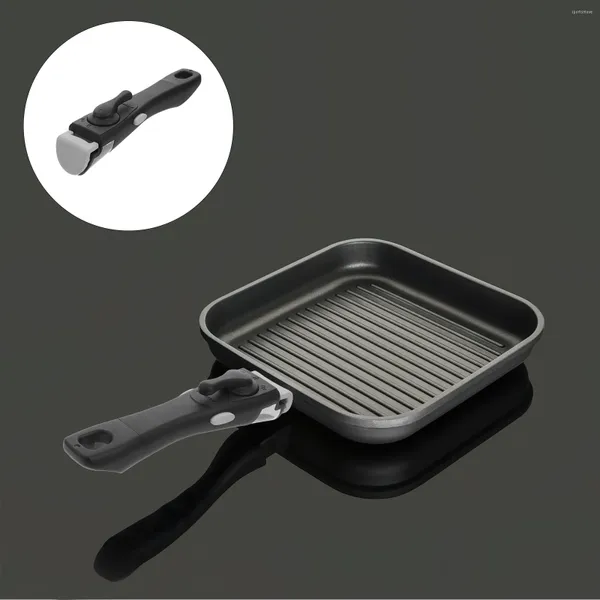 Emballage cadeau Wok Poignée Ensemble de casseroles à lait Bouilloire à enveloppe Remplaçable Pot Fry Grip Remplacement en aluminium