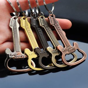 Gift Zinklegering Gitaar Flesopener Bierflesopener Sleutelhanger Sleutelhanger Sleutelhanger Sleutelhanger Bruiloft Gift Party Gunst