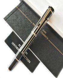 GIFTPEN Luxe Grand Stylo Écrivain Thomas Mann Bureau Scolaire M Stylos à bille roulante Écrivez en douceur avec pochette cadeau et recharges cadeaux6989524