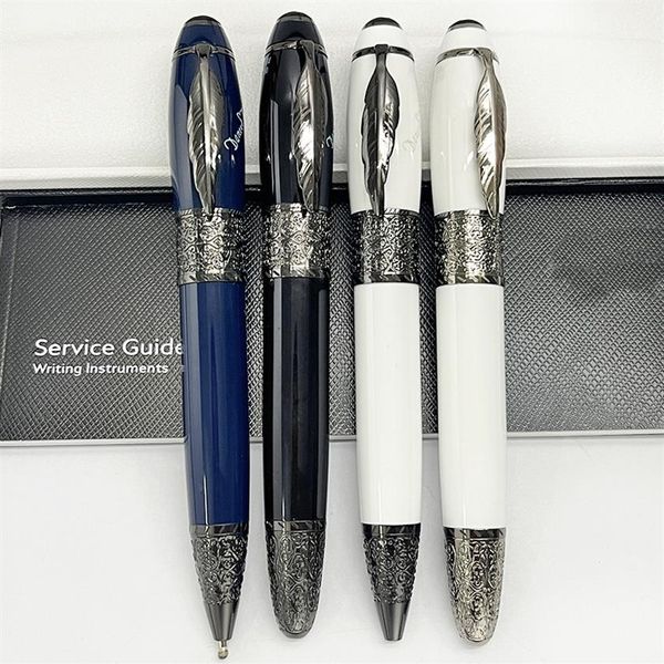Bolígrafos de marca única de alta calidad de lujo GIFTPEN con Clip de hoja de arce bolígrafo Stylo Rollerball Pen para Defoe263q
