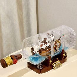 Cadeaux 960 21313 Drifting Ship in Bottle Christmas A Boat Build