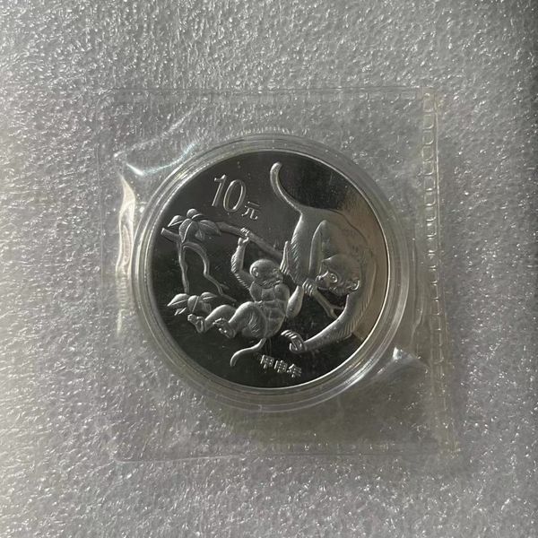 Regalos Moneda de plata del zodiaco chino Medalla Caballo Rata Cerdo Mono Gallo Serpiente .cx