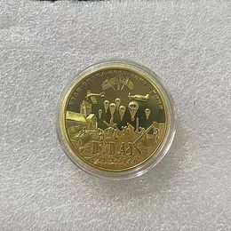 Geschenken D-Day Souvenir Coin De Normandië Langding Collectible Gold Plated Challenge.cx
