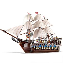 Cadeaux pour enfants 180056 bateau pirate navire de guerre impérial 19003 jouet de bloc de construction pour enfants Y220818