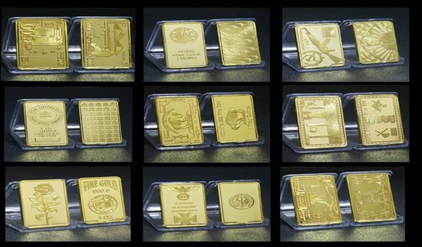 Cadeaux Nombres de série indépendants Gold Bingles d'or commémoratives Collections de pièces AUSTRUCATION AUTAGENNE ALLEMAGNE Européen C7542964 des États-Unis