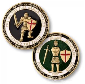 Cadeaux NOUVEAU Mettez l'armure de Dieu - Défendez la foi Challenge Coin.cx