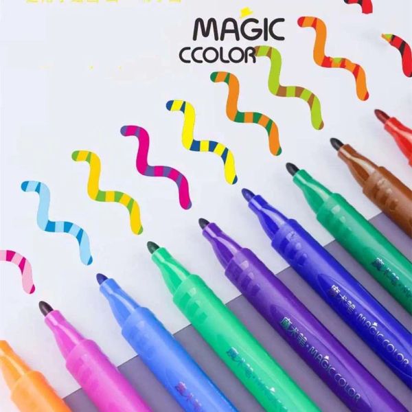 Cadeaux Dessin scolaire de bureau peut changer de couleur couleurs de couleur stylo décolor marker de couleur stylo magic highlighters