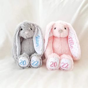 Regalos Favor de 30 cm Sublimación Conejo de Pascua Lindo Muñeco de juguete de lujos de peluche con puntos Toyadores rellenos de peluche de animales suaves FY0256 IE S