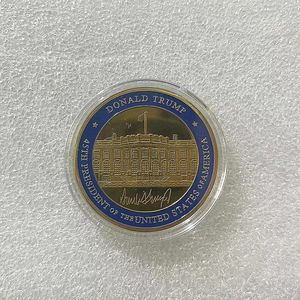 Regalos Colección de monedas del desafío conmemorativo de la Casa Blanca del presidente estadounidense Trump Coin.cx