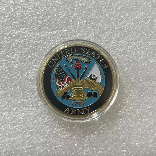 Cadeaux Pièce commémorative de l'armée des États-Unis This We'll Defend US Values Collectible Bronze Challenge Coin.cx