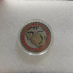 Geschenken US Marine Corps Souvenir Coin Hollow Out Collectible Collection Art Veteran Military Fans Copper Geplated Herdenkingscoin.cx