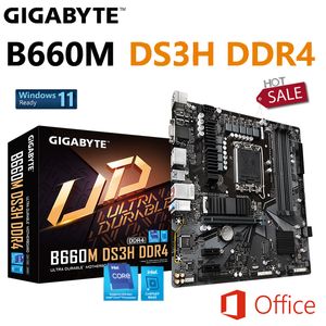 Carte mère Gigabyte B660M DS3H DDR4 Intel B660 LGA 1700 12e génération CPU D4 64GB RMA PCI-E4.0 M.2 carte mère nouveau support mise à jour du BIOS