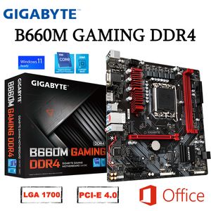 Gigabyte B660M Gaming DDR4 Moederbordondersteuning D4 64GB 3200MHz Intel B660 LGA 1700 12e Gen CPU PCI-E 4.0 M.2 M-ATX Maineboard