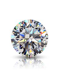 Gigajewe 5-9mm Wit D kleur vvs1 ronde gesneden losse moissanite diamant voor sieraden maken mode handgeschakelde