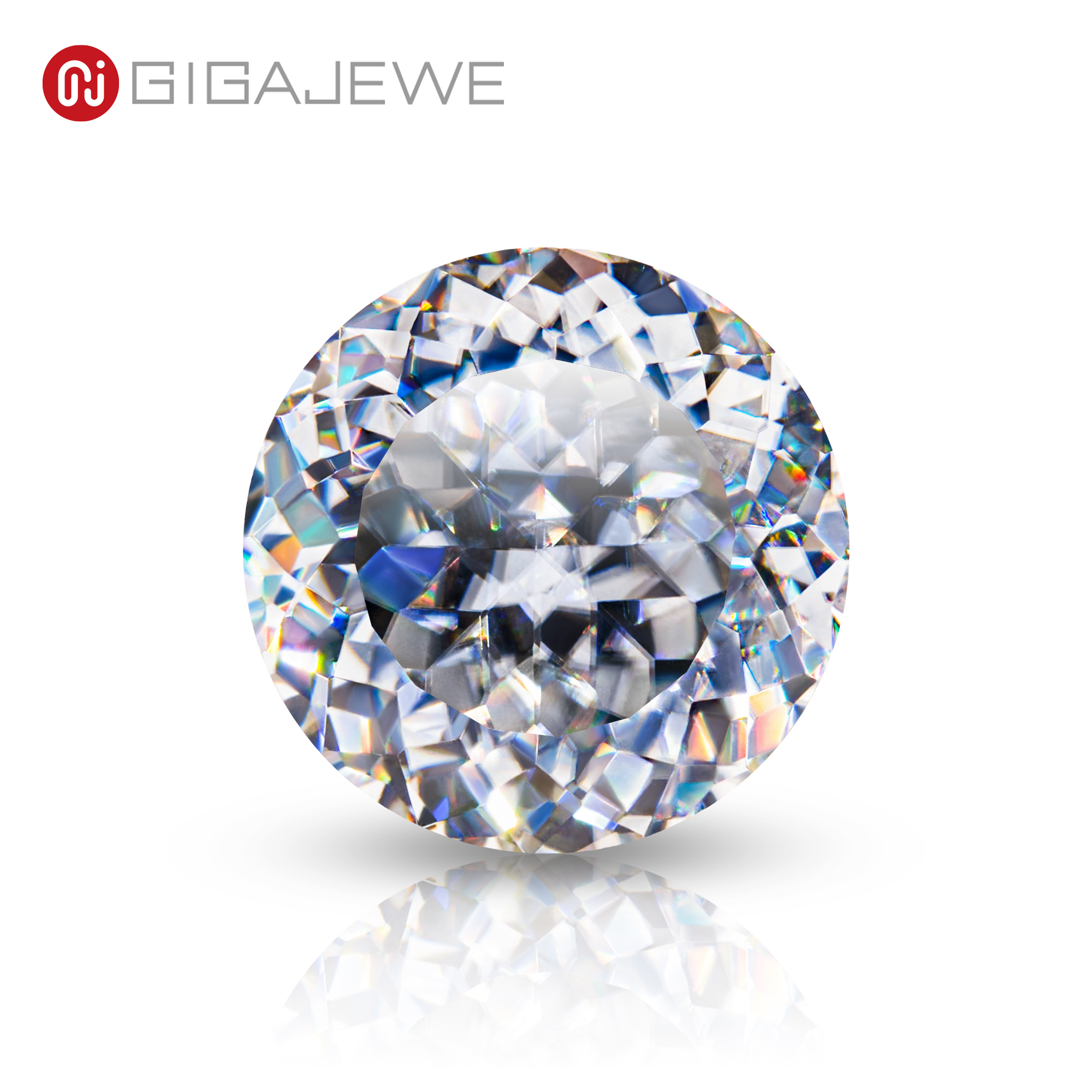 Gigajewe Moissanite Hand-Snijden Portugees White GH VVS1 Losse Diamond Test Passed edelsteen voor sieraden maken