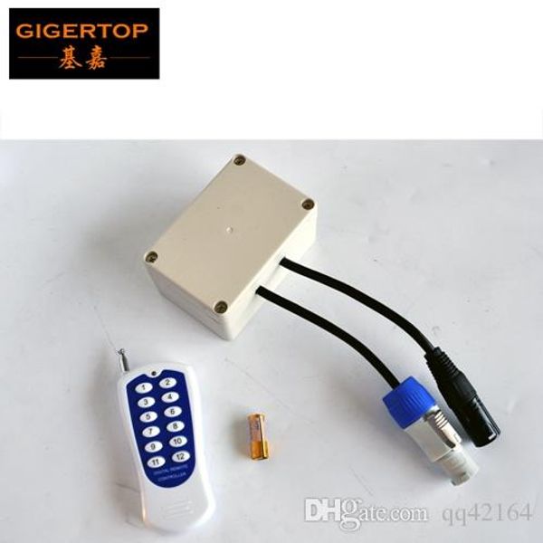 Gigertop télécommande numérique sans fil infrarouge télécommande sans fil longue Distance contrôleur blanc pour machine de feux d'artifice froids 1814276