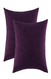 GIGIZAZA housses de coussin violet 45x45 50x50 pour canapé-lit décor à la maison housses de taie d'oreiller pour canapé chambre taies d'oreiller de luxe 8220245