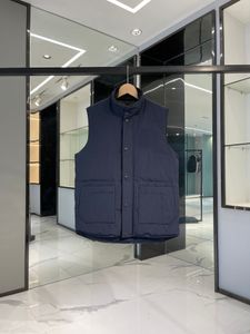 Chaleco de diseñador para hombre, chaqueta de plumón de lujo, chaleco para mujer, material de relleno de plumas, chaqueta, gris grafito, blanco y negro, azul, chaqueta de pareja popular, talla s-xxl