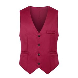 Gilet Taille M-5XL Gilet Hommes Printemps Slim Robe Costume D'affaires Gilet Colete Mode Gilets Masculino 210923