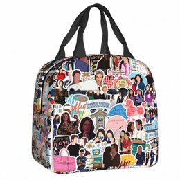 Gilmore Girls Graffiti Lunch Bag Portable pique-nique refroidisseur thermique boîte à lunch isolée pour femmes enfants fourre-tout Ctainer y2WJ #
