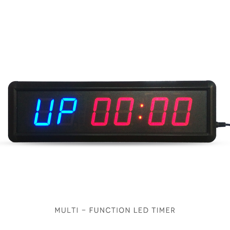 Gym Display Timer CrossFit LED Clock Wall Mounted DIY Programmering Stor Countdown Sports Game Timer Remote Control
