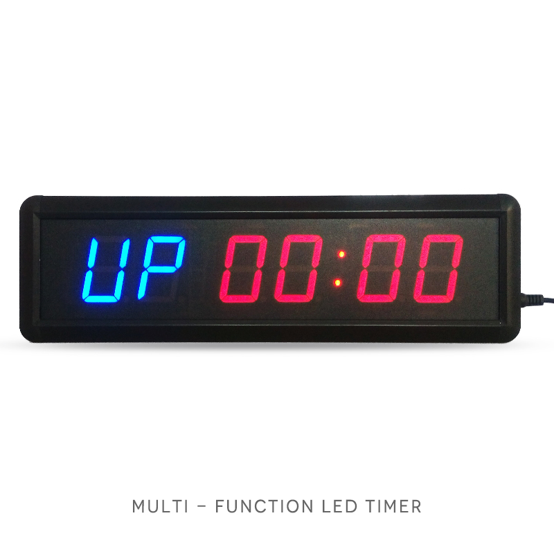 Spor Salonu Display Timer CrossFit LED Saat Duvarı Montajlı DIY Programlama Büyük Geri Sayım Spor Oyunu Zamanlayıcı Uzaktan Kumanda