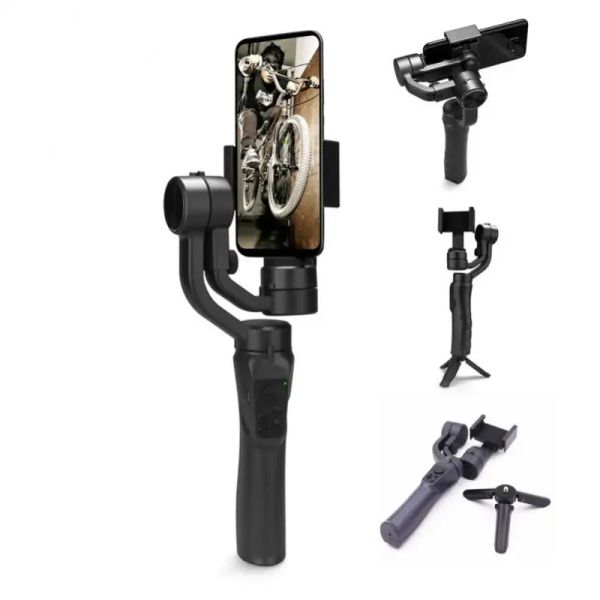 Gimbal 3 Axis Handheld Smartphone Stabilizer teléfono celular para teléfono de cámara de acción para grabar video Vlog Vlog Ticktok Video Selfie