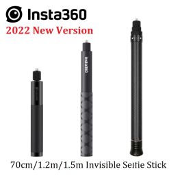 Gimbal 70cm / 1,2 m / 1,5 m Stick selfie invisible en fibre de carbone pour Insta360 GoPro Accessoires originaux pour Insta360 X3 / One X2 / One RS / R