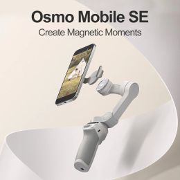 Gimbal DJI OSMO Mobile SE 3axis Stabilitateur de smartphone Gimbal ActivetTrack 5.0 Conception magnétique Roll Roll Easy Tutoriels One Tap Édition