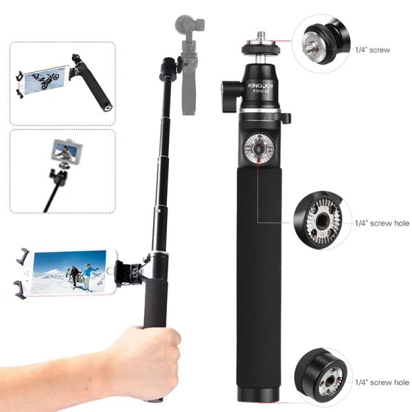 Cardan pour DJI OSMO Extension Pole Pole Stick Extension Scvelable pour DJI OSMO OSMO PlusOSMO Accessoires de cardan portables mobiles