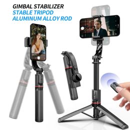 Gimbal Handheld Gimbal Bluetooth-stabilisator met statief selfie Stick Opvouwbare Gimbal voor smartphone Samsung Xiaomi iPhone Huawei