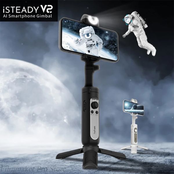 Gimbal Hohem Isteady V2 V 2 x 3 Eje estabilizador de la mano Selhake Selhake Selfie Stick para iPhone Smartphone Action Camera GoPro Hero