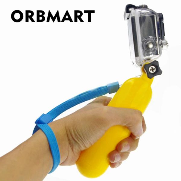 Gimbal Orbmart Bobber Fluant à main monopode monopode Grip Grip Selfie Stick pour GoPro Hero 9 10 11 4 3 SJ4000 Xiaomi Yi Action Caméras