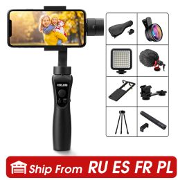 Gimbal S5 3axis Gimbal Handheld Stabilizer Phone Phone Action Camera Solder Anti Shake Video Enregistrement Smartphone Gimbal pour téléphone