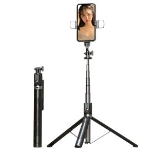 Stick Selfie Gimbal 1,8 m allonger le trépied du téléphone Portable Polte à pôle Bluetooth sans fil Bluetooth Stand avec télécommande