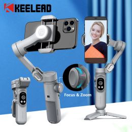 Gimbal Smartphone Gimbal Stabilizer Aochuan x Pro 3axis Téléphone Gimbal pour xiaomi iPhone 14 Pro Max YouTube Tiktok Vlog Vlog Record