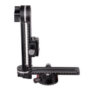 Gimbals 720 ° 3axis kit de cabezal panorámico con estabilizador de riel de placa de liberación rápida Cabezal de trípode de gimbal para videocomisión de cámara DSLR