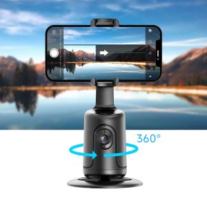 Gimbals Auto Tracking Telefoonhouder Auto Face Tracking 360 Rotatie Fast Face AI Shooting Selfie Stick Gimbal Camera voor live video
