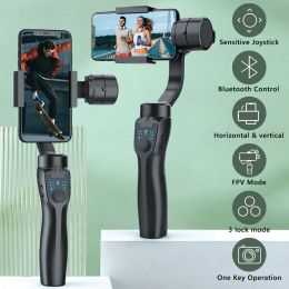 Gimbals F8 Estabilizador de mano Gimbal de 3 ejes para soporte de teléfono Grabación de video para Xiaomi iPhone Celular Gimbal Smartphone Selfie Sticks