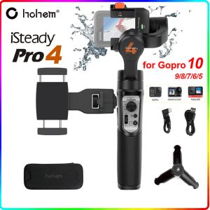 Gimbals Hohem Istady Pro 4/Pro 3 Splash Proof 3axis Handheld Gimbal Stabilizer voor GoPro Hero 10 9/8/7/6 DJI Osmo RX0 Actiecamera