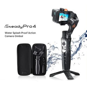 Gimbals Isteady Pro 4 Gimbal para GoPro 10/10/9/8/7/6/5 DJI OSMO Insta360 One R Action Camera 3 Axis estabilizador portátil