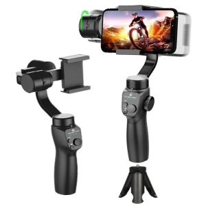 Gimbals Nieuwe F10 3axis Handheld Gimbal Smartphone Stabilisator met Extend Tripod voor Anti Shake Video Sport Shooting Phone Holder Stand