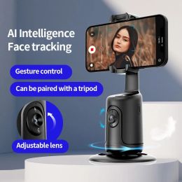 Gimbals nieuwe mini selfie stick automatisch tracking schieten 360 graden rotatie intelligente live telefoonbeugel gimbals cameraman robot