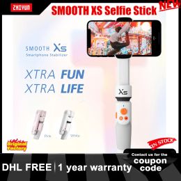 Gimbals Zhiyun Smooth XS Selfie Stick Gimbal Palo Telefoon voor smartphones Xiaomi Redmi Huawei iPhone handheld stabilisator