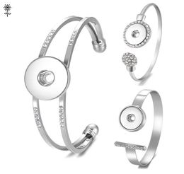 Ginger Snap Charms Open met Kristal voor 18 mm Knop Verwisselbare Bangle Sieraden voor Vrouw7749290