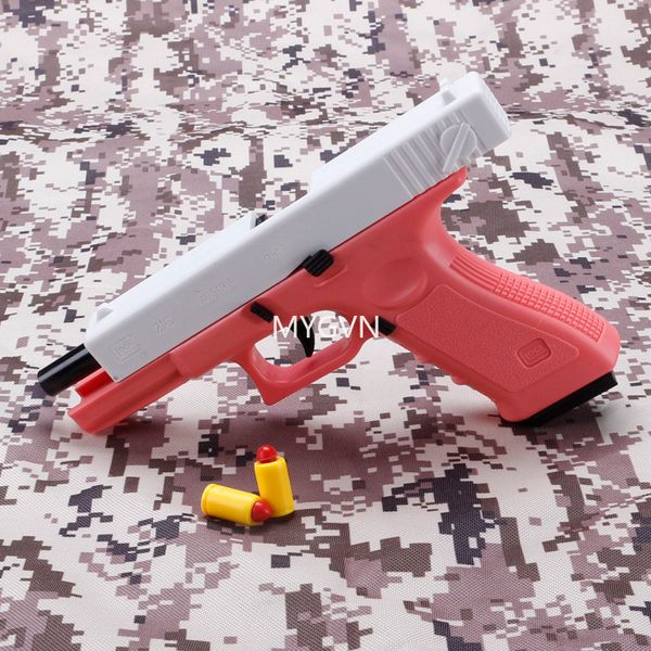 G17 noir balle molle jouet pistolets coquille éjectée pistolet mousse Dart Blaster pour adultes garçons filles jeux de tir en plein air