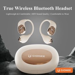 Gionee Wireless Bluetooth 5.3 Écouteurs Earclip TWS Bone Conduction Headphones 360 ° ACS SON SPORT EARBUDS CASSET avec micro 240411