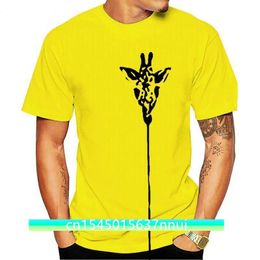 Giraffe alleen op haar manier schattig T-shirt damesmode korte mouw eenvoudige stijl tops tees tee voor meisjes grappige mannen tshirt Fitne 220702