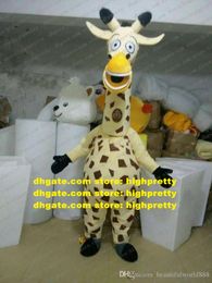 Girafe giraffa mascotte costume adulte dessin animé de personnage de personnage planification et promotion performance artistique zz7870