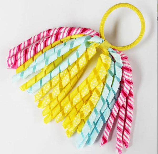 Bandeau élastique pour bébé fille Ponytail Holders 5 